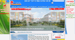 Desktop Screenshot of datthocubinhduong.net