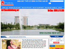 Tablet Screenshot of datthocubinhduong.net